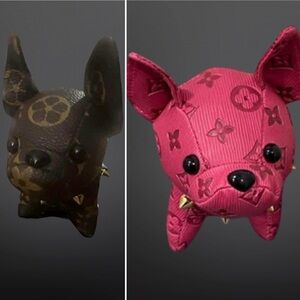 Bulldog Monogram Keychain/Purse Charms